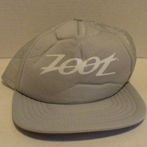 ZOOT Cap Gray White Trucker Style Graphic Outdoors Vacation Travel Snapback Hat